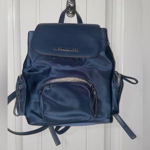 Small blue Michael Kors backpack.